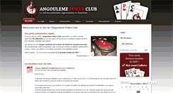 Desktop Screenshot of angoulemepokerclub.fr