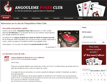 Tablet Screenshot of angoulemepokerclub.fr